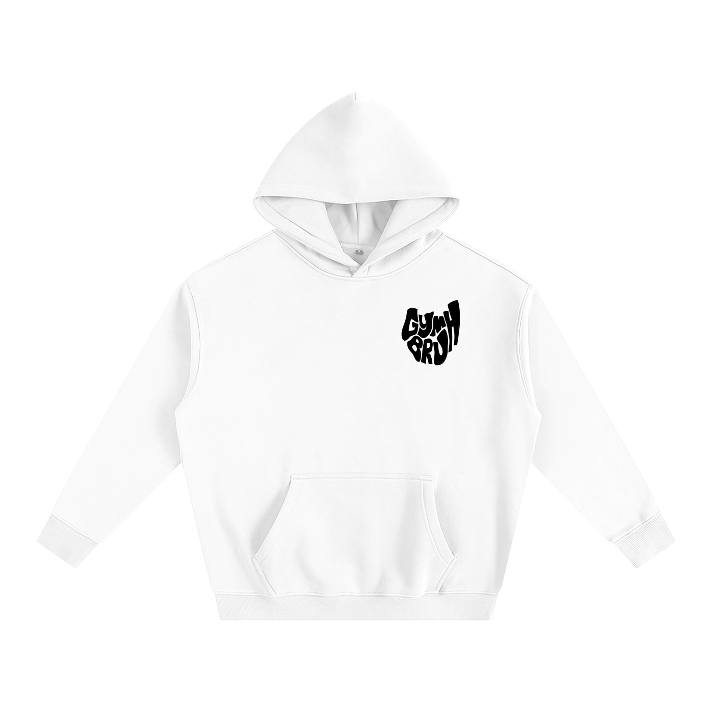 White hoodie GYMBRUH