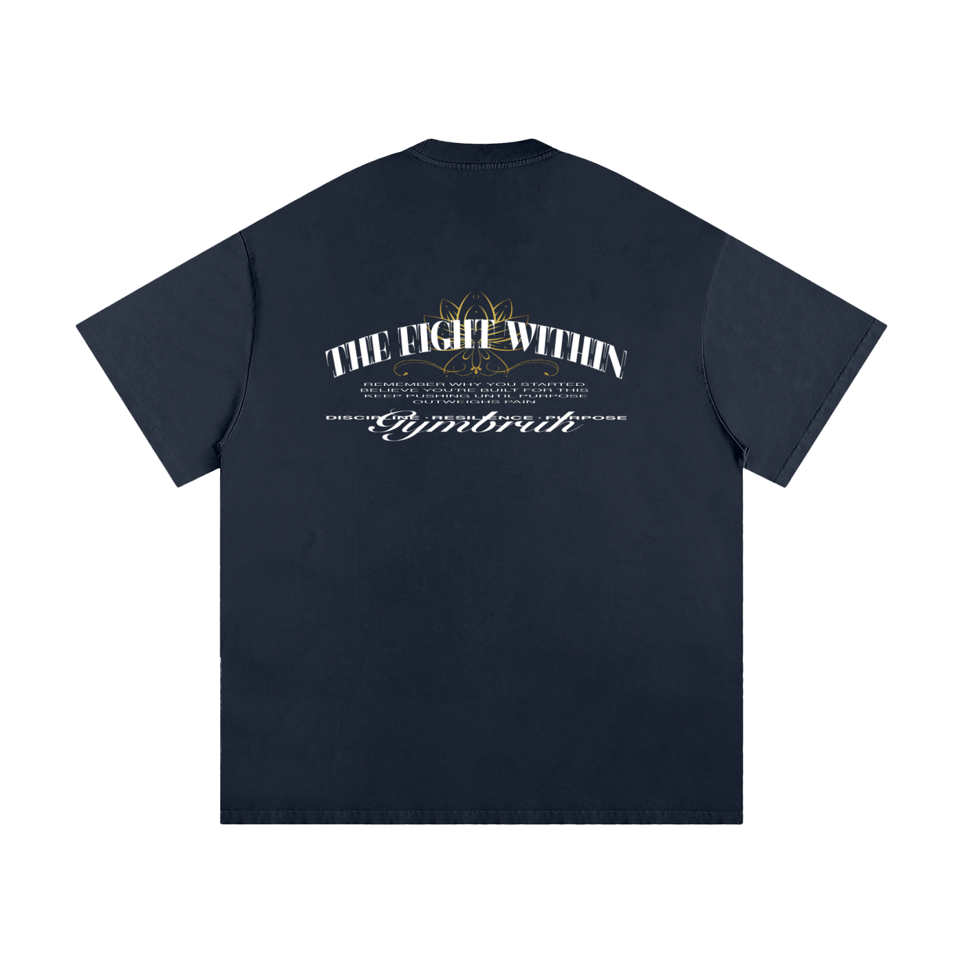 Navy blue T-shirt GYMBRUH