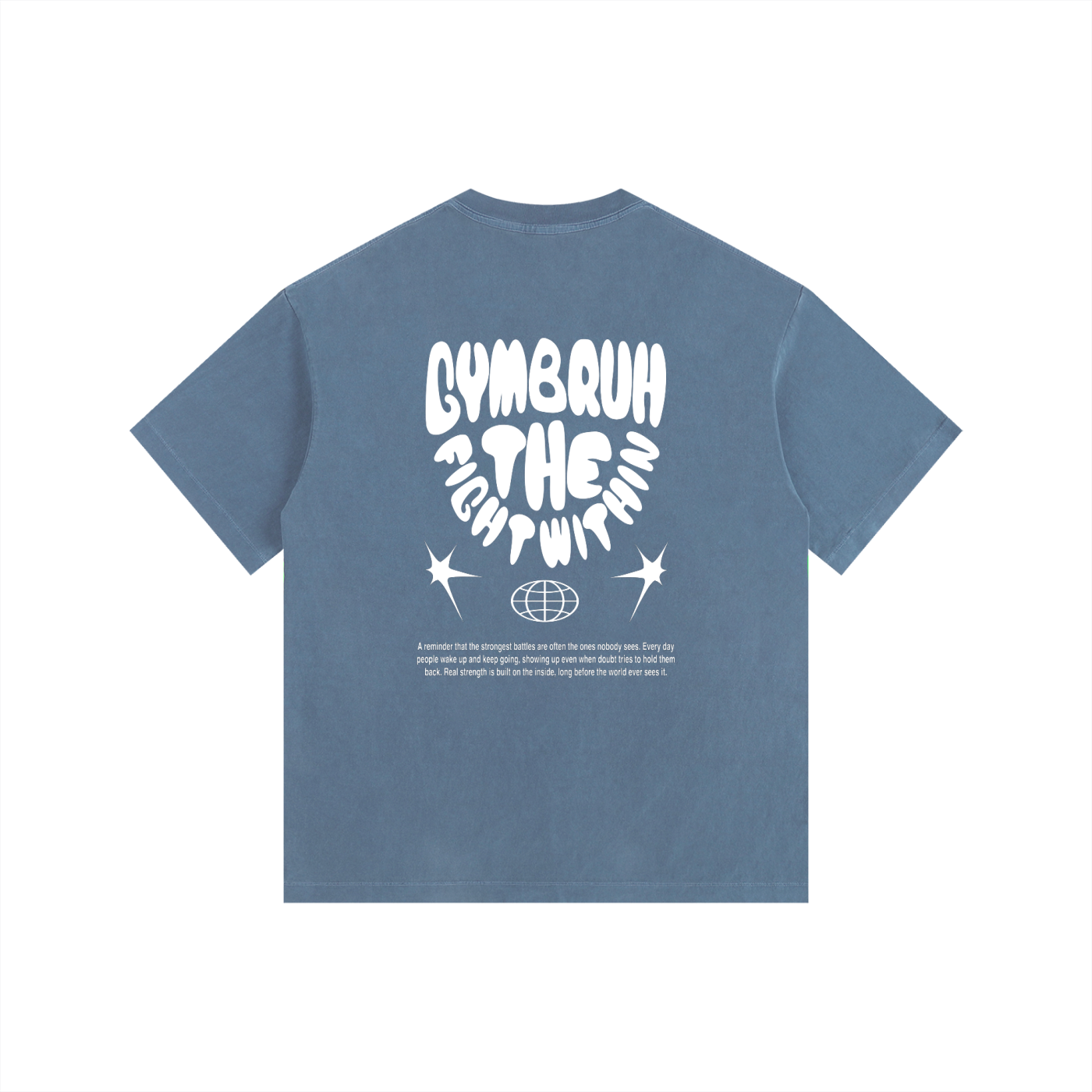 Storm blue T-shirt GYMBRUH