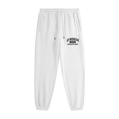 White GYMBRUH joggers front