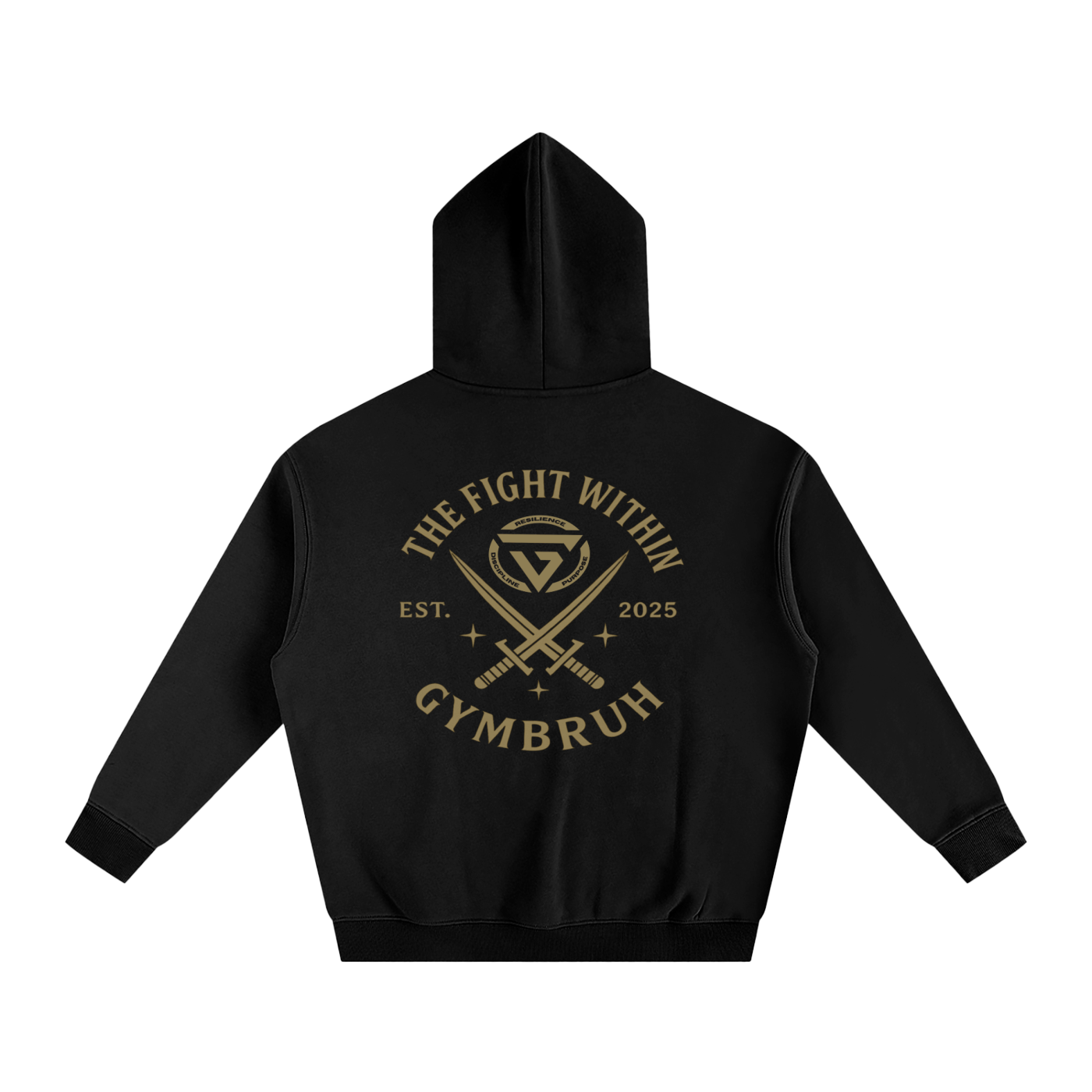 Black hoodie GYMBRUH