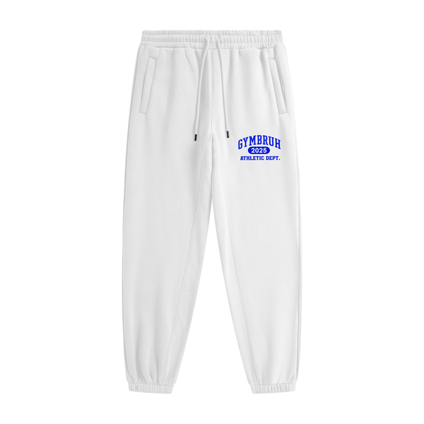 White GYMBRUH joggers front