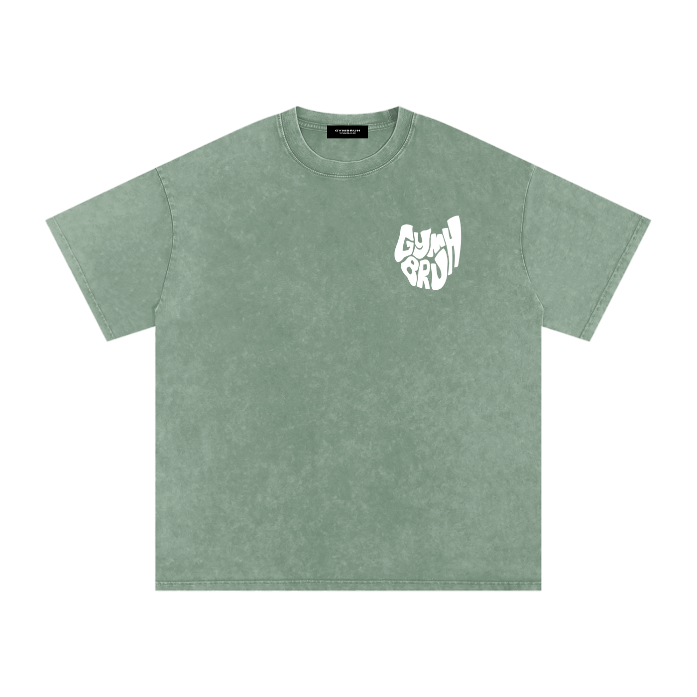 Washed sage green front