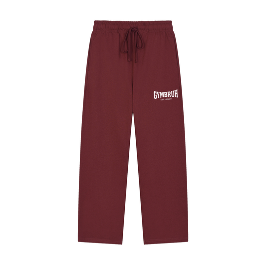 Dull red sweatpants GYMBRUH