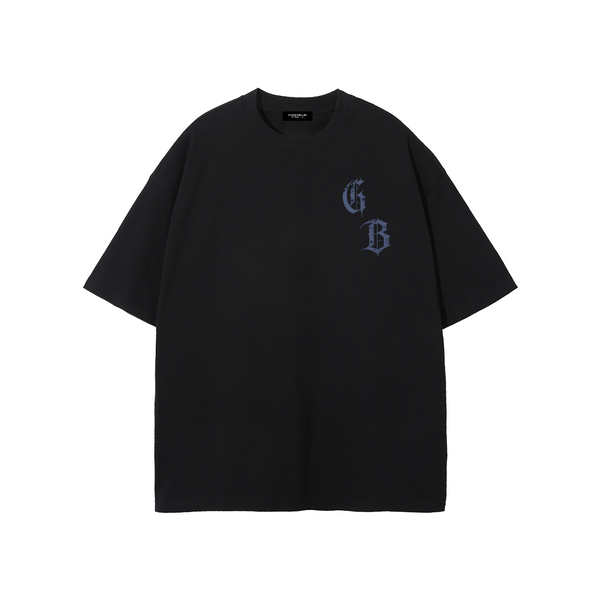 Black GYMBRUH tshirt front