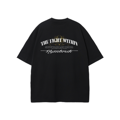 Black GYMBRUH tshirt back