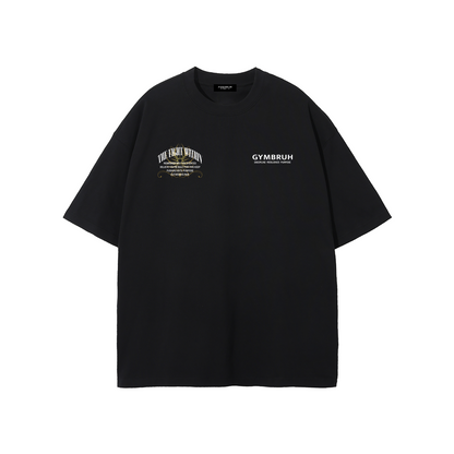 Black GYMBRUH tshirt front
