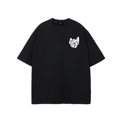 Black GYMBRUH tshirt front