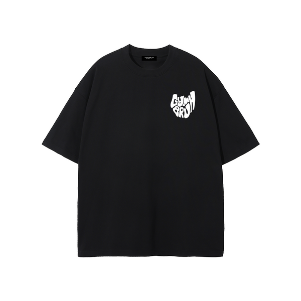 Black GYMBRUH tshirt front