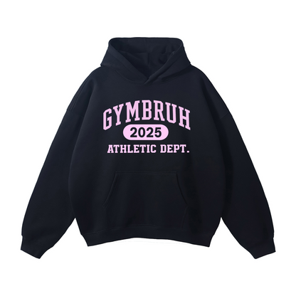 Black GYMBRUH hoodie front