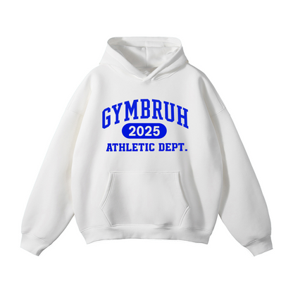 White GYMBRUH hoodie front