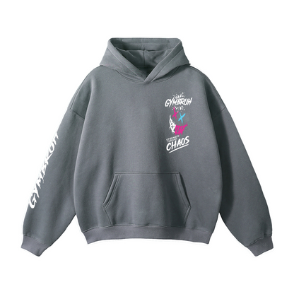 Stone Gray  GYMBRUH hoodie front