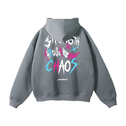 Stone Gray GYMBRUH hoodie back