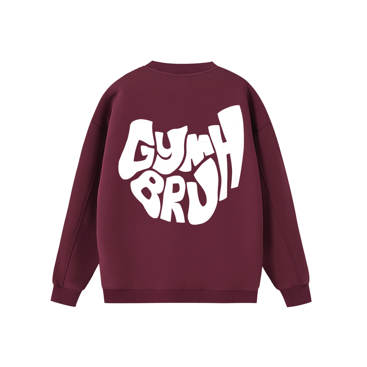 Crimson Red GYMBRUH sweater back