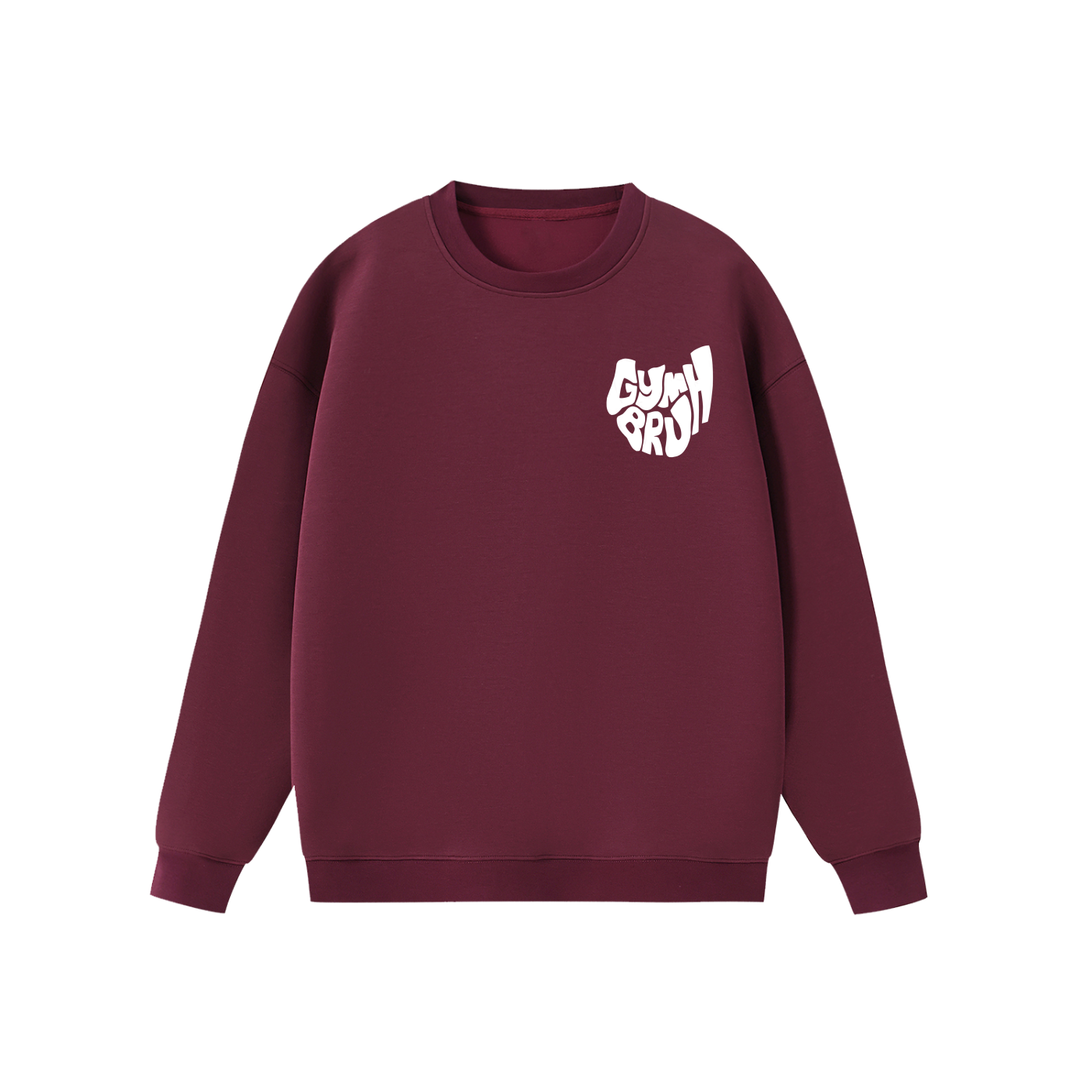 Crimson Red GYMBRUH sweater front