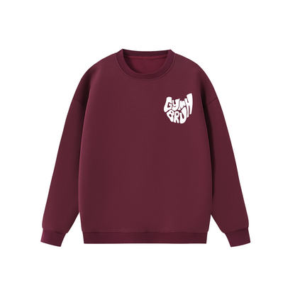 Crimson Red GYMBRUH sweater front