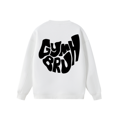 White GYMBRUH sweater back