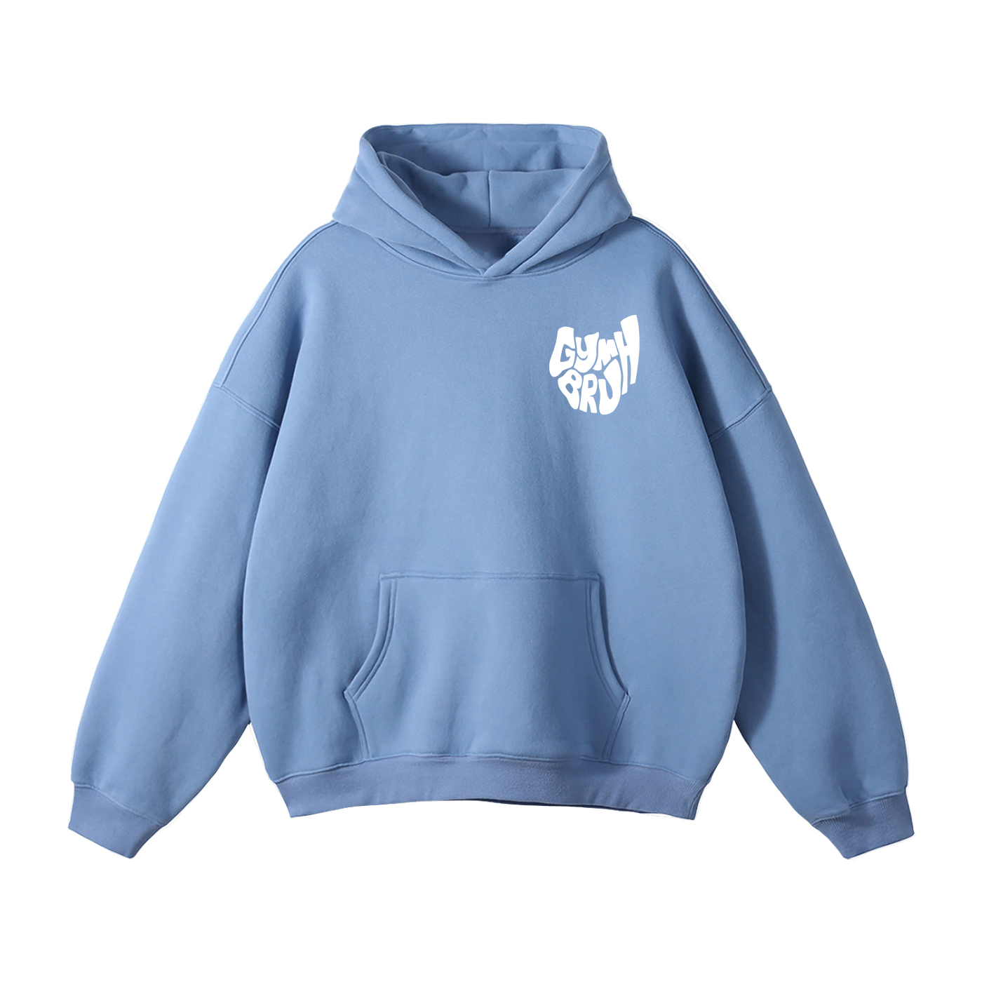 Coastal Blue front hoodie 