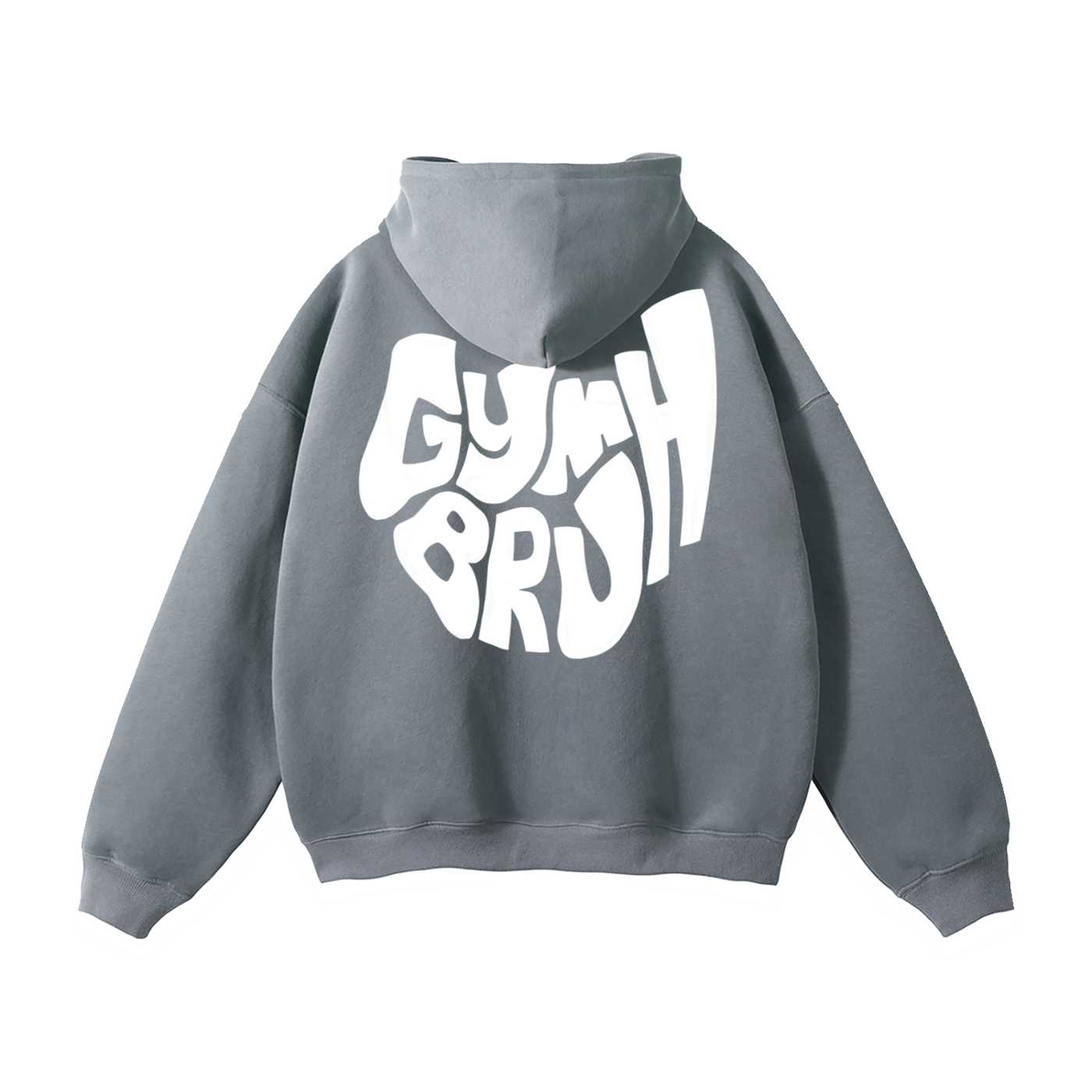 Stone Gray front hoodie 