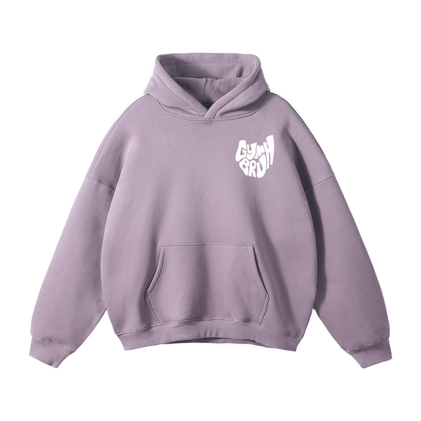 Ash Purple front hoodie 
