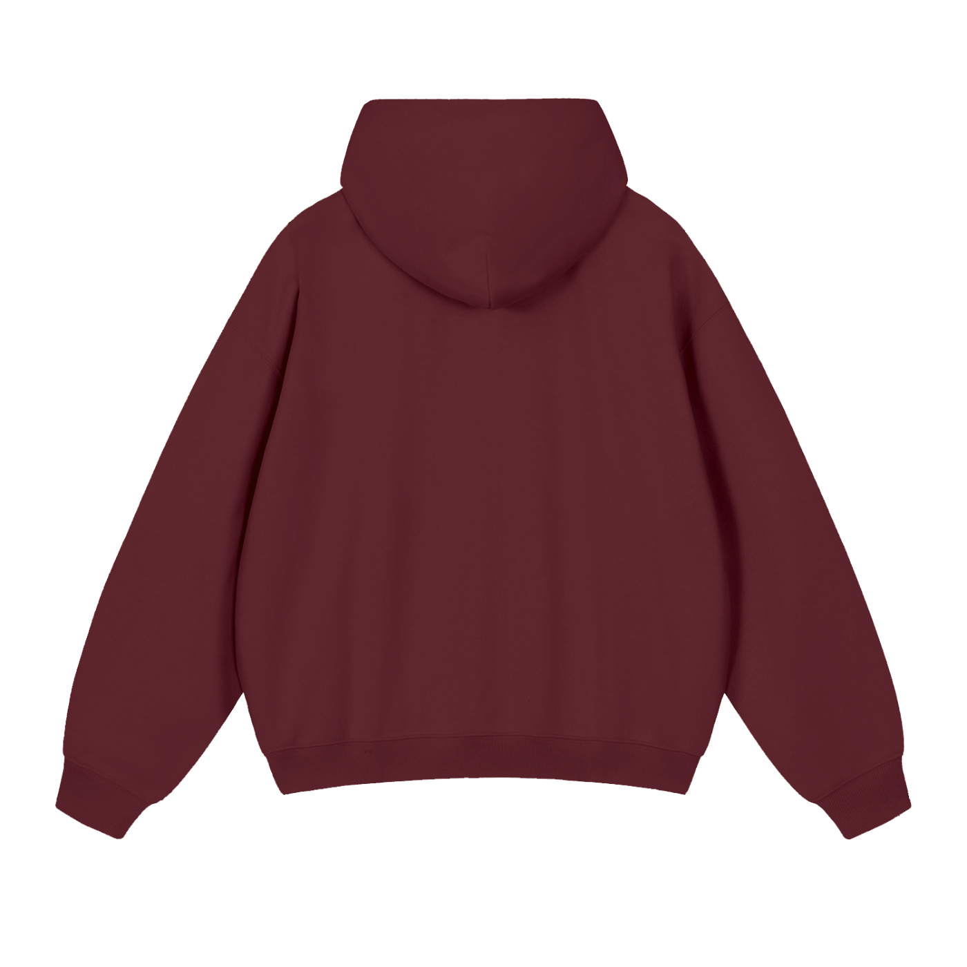 Crimson Red hoodie back
