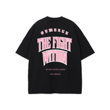 NEVER ALONE OVERSIZED TEE