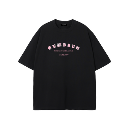 Black GYMBRUH tshirt front