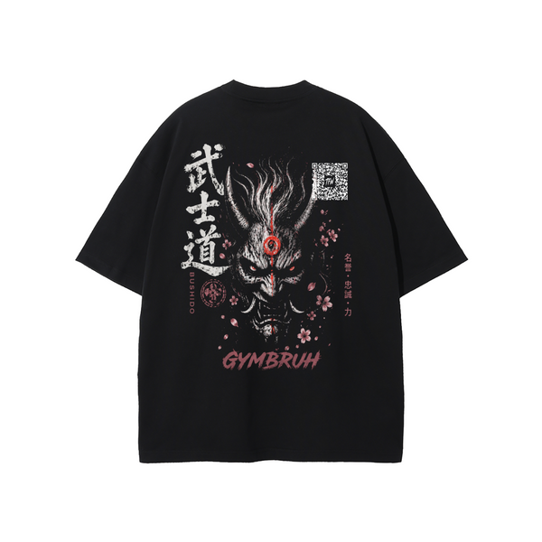 Black GYMBRUH tshirt back