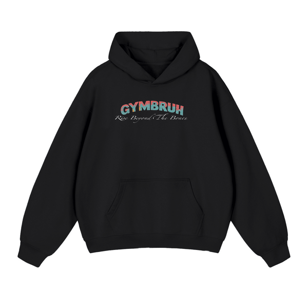 Black GYMBRUH hoodie front