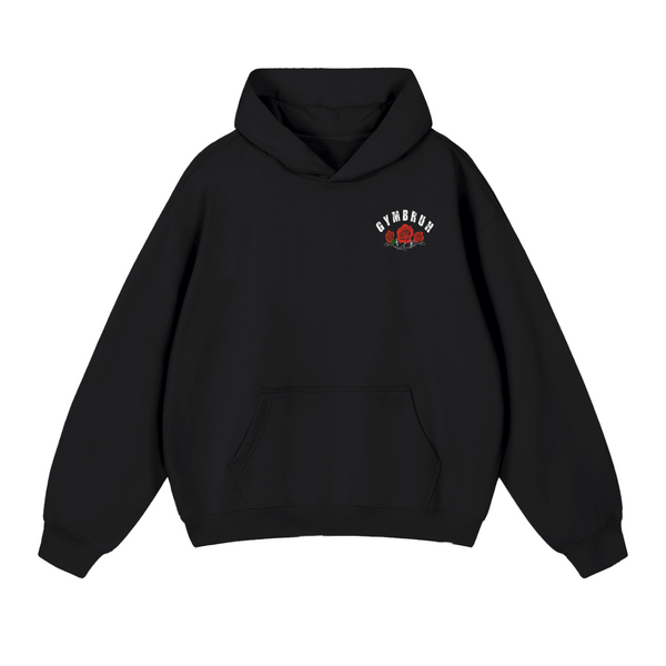Black GYMBRUH hoodie front