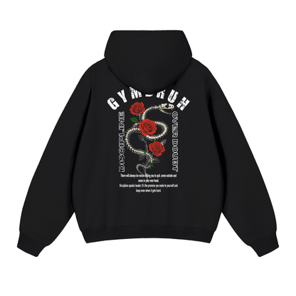 Black GYMBRUH hoodie back