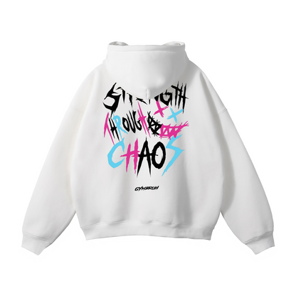 White GYMBRUH hoodie back