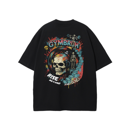 Black GYMBRUH tshirt back