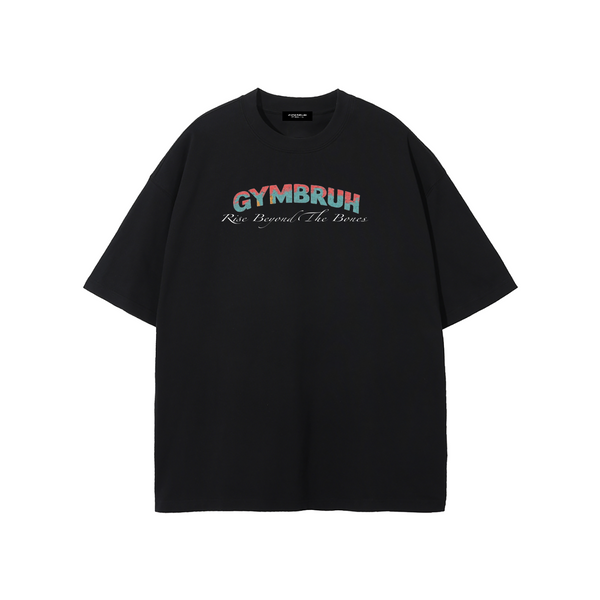 Black GYMBRUH tshirt front