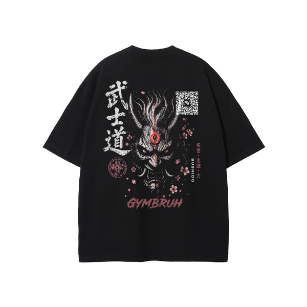 Black GYMBRUH tshirt back