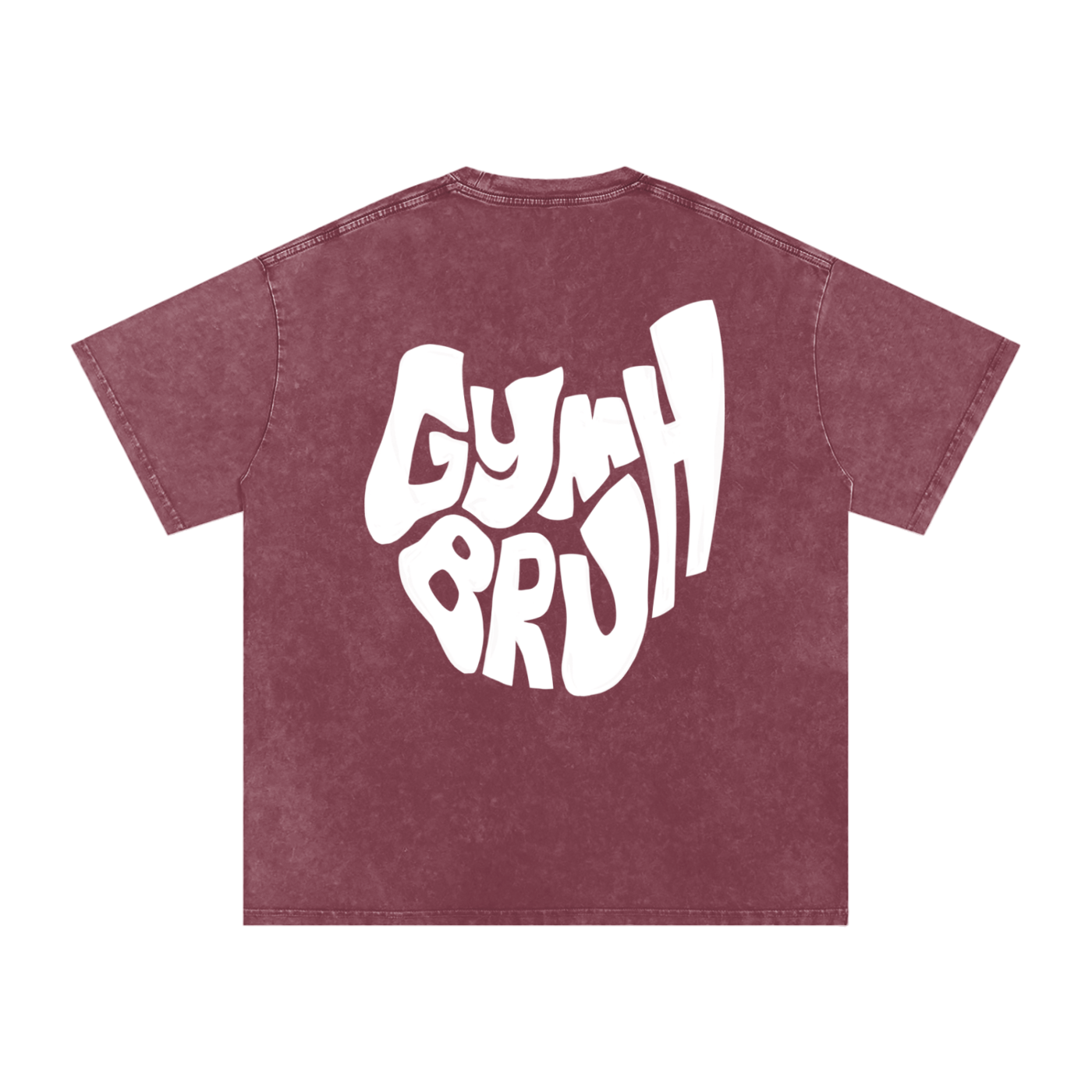 Washed Merlot Red back 