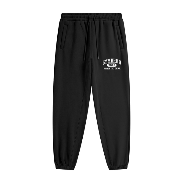 Black GYMBRUH joggers front