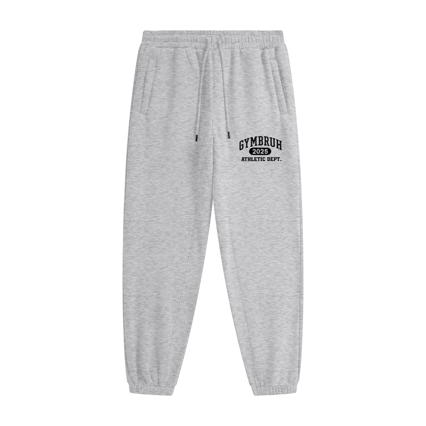 Athletic Gray GYMBRUH joggers front