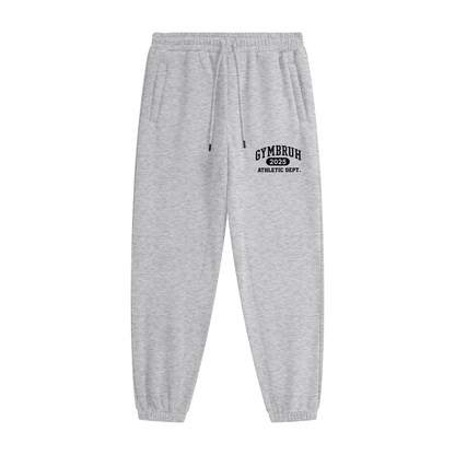 Athletic Gray GYMBRUH joggers front