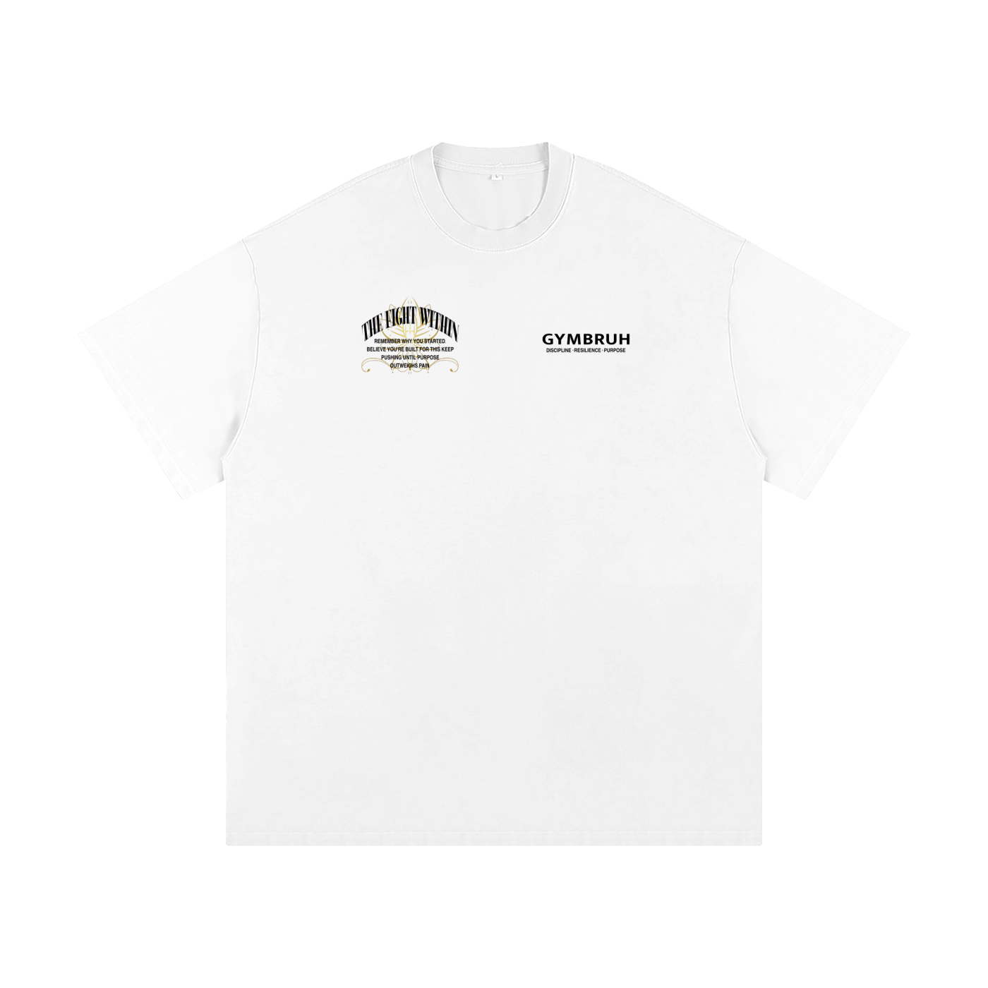 White T-shirt GYMBRUH