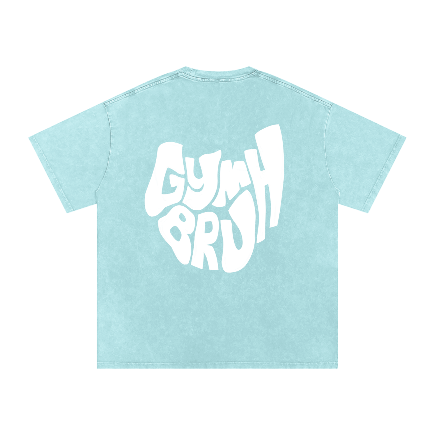 Water blue T-shirt GYMBRUH